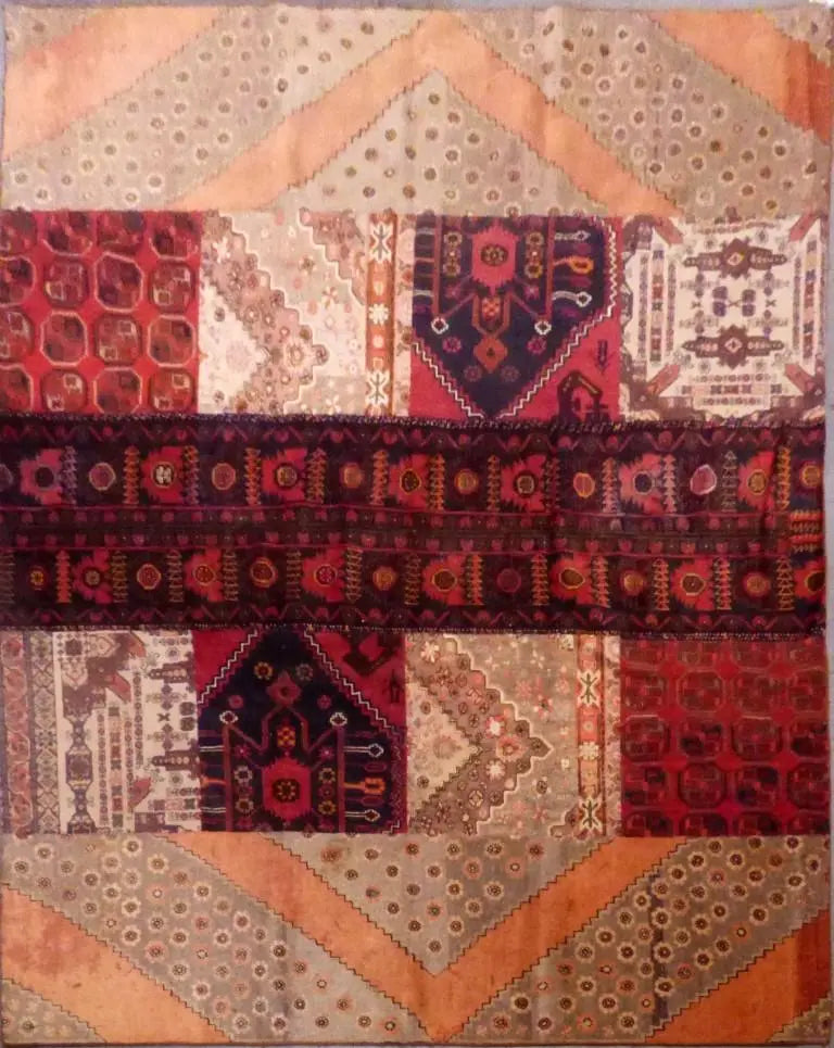One Of The Kind Afghani Khotan Rug 10'3" x 8'0"